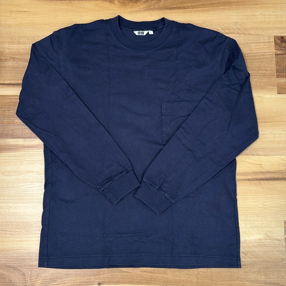 Men’s Uniqlo U Long sleeve Shirt - navy